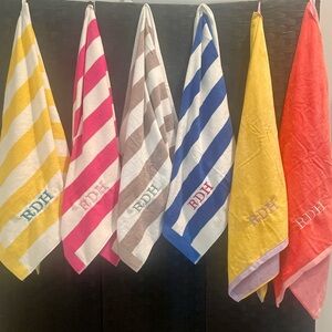 Dental Hygiene- RDH - Registered Dental Hygienist beach towels.